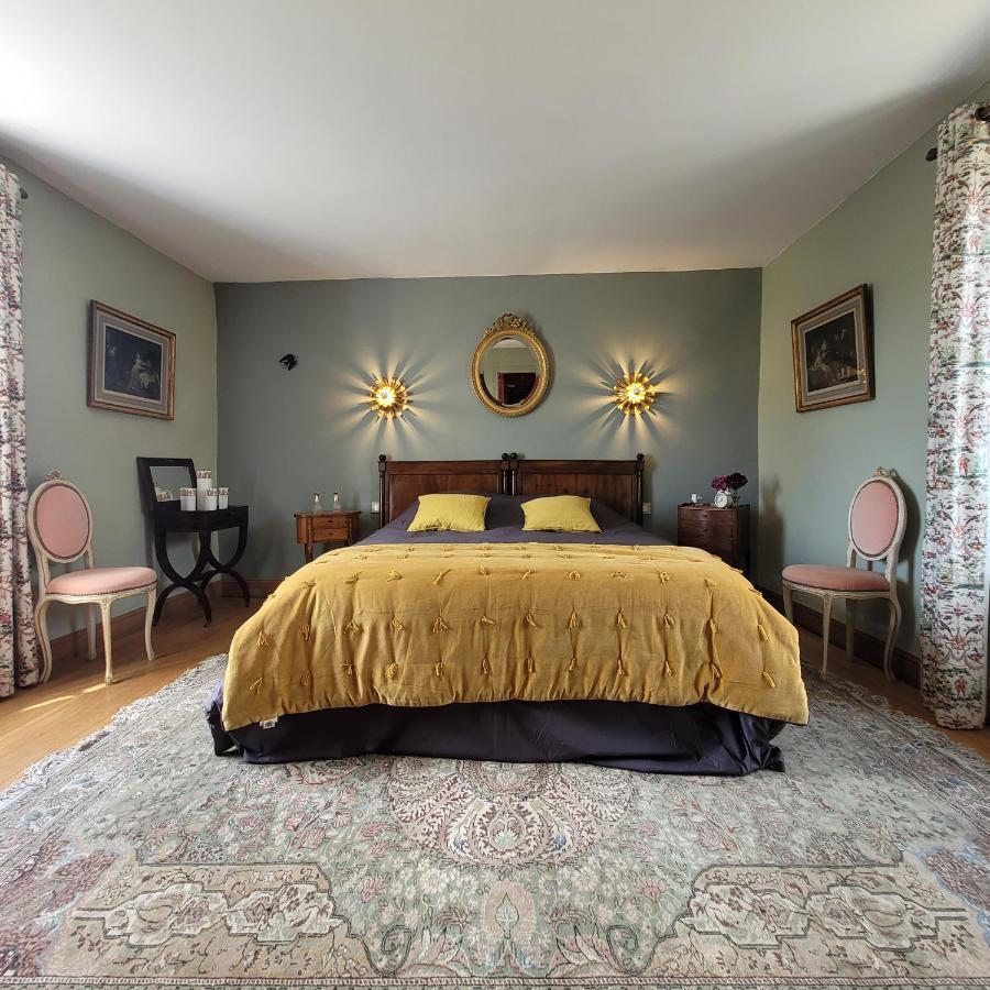 Gite De Charme Au Manoir Du Plessis-Quinquis Sainte-Seve Kültér fotó