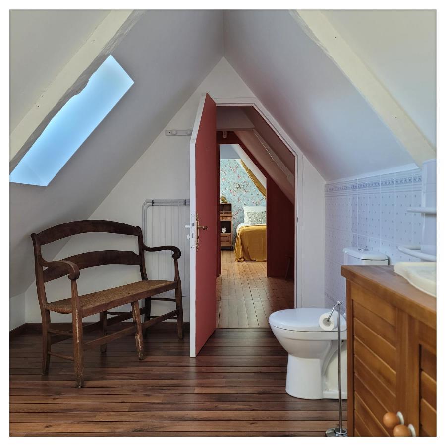 Gite De Charme Au Manoir Du Plessis-Quinquis Sainte-Seve Kültér fotó